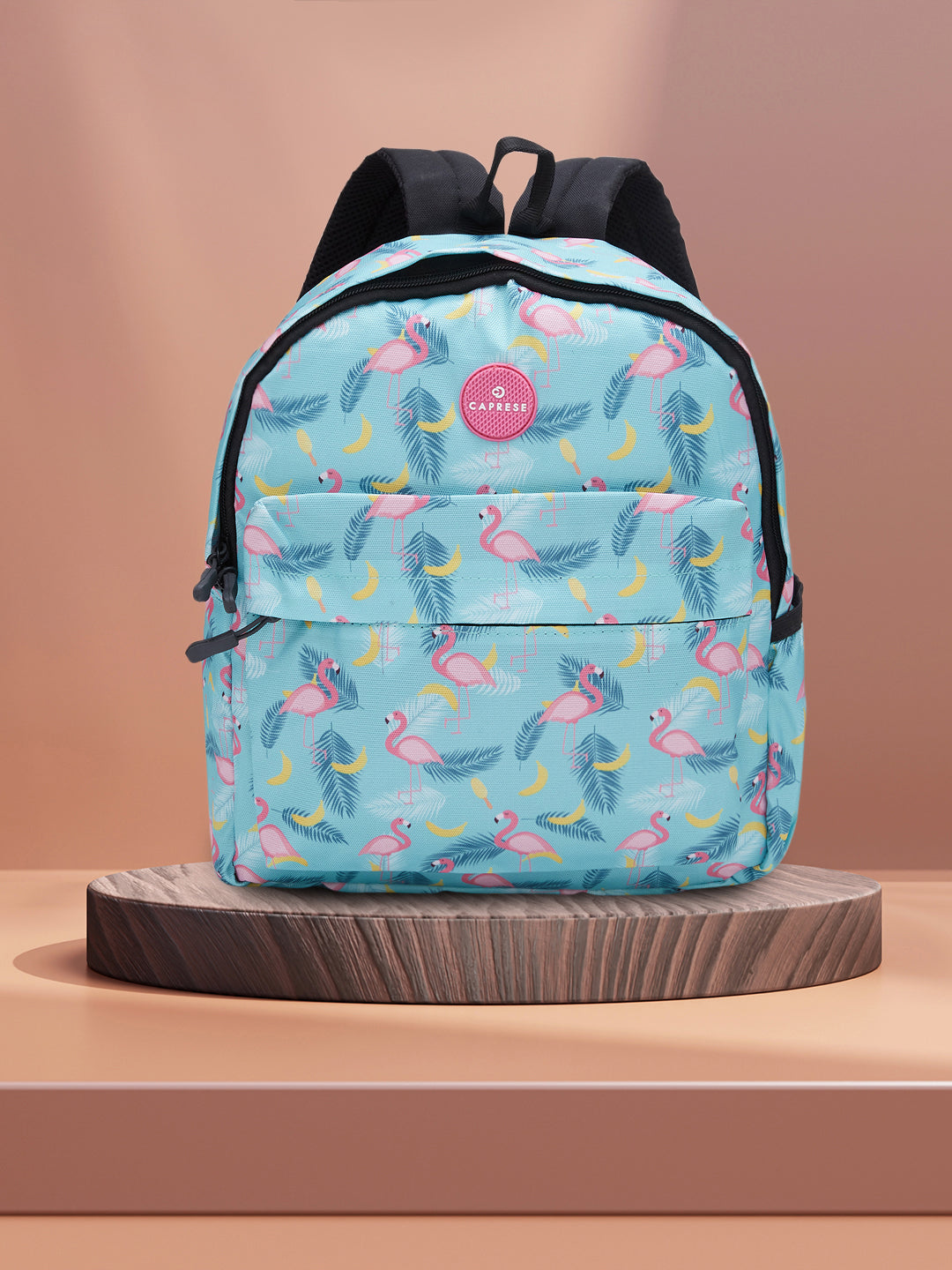 Caprese Flapper Backpack Medium Aqua blue Caprese Bags