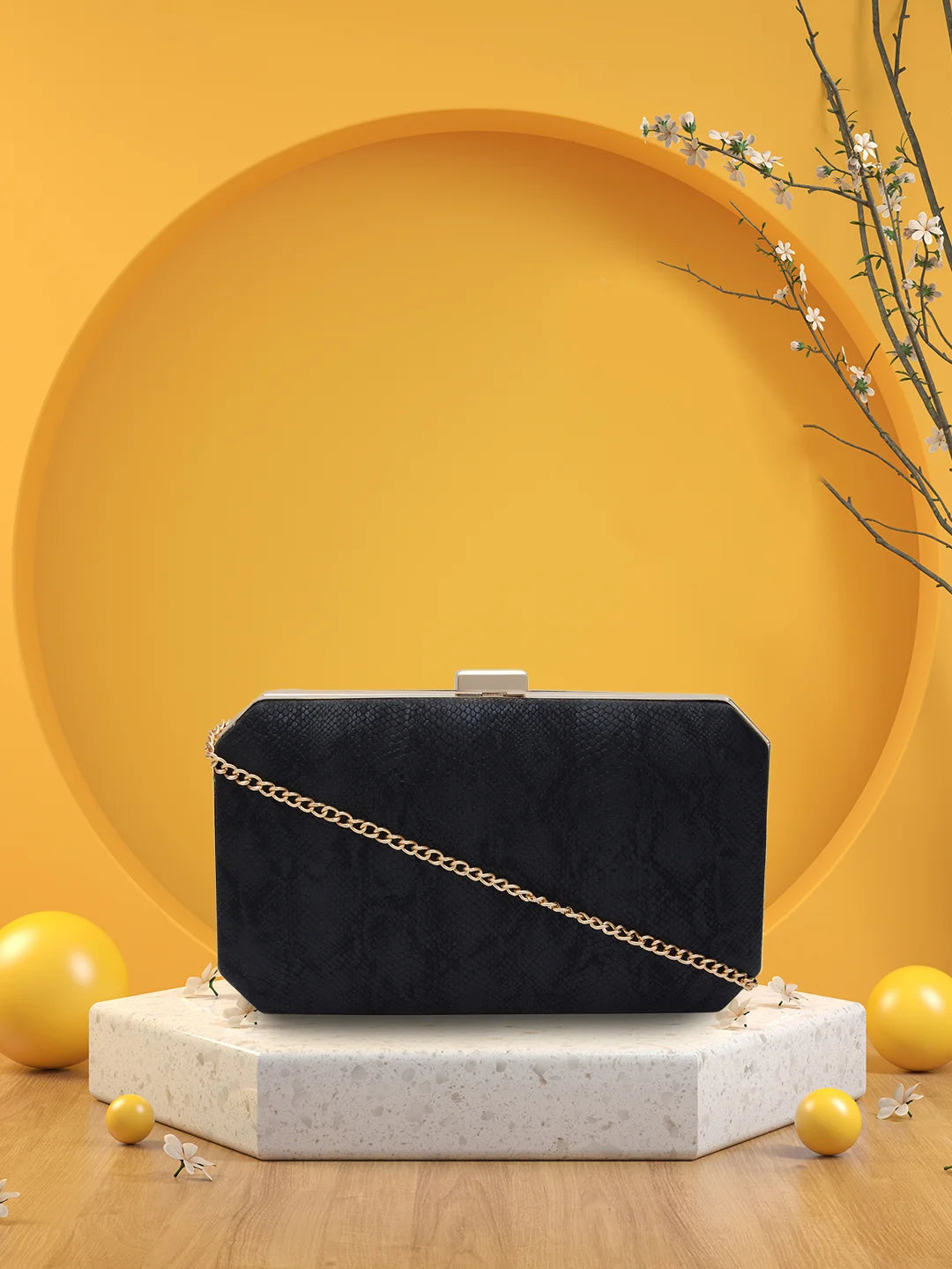 Black best sale party clutch