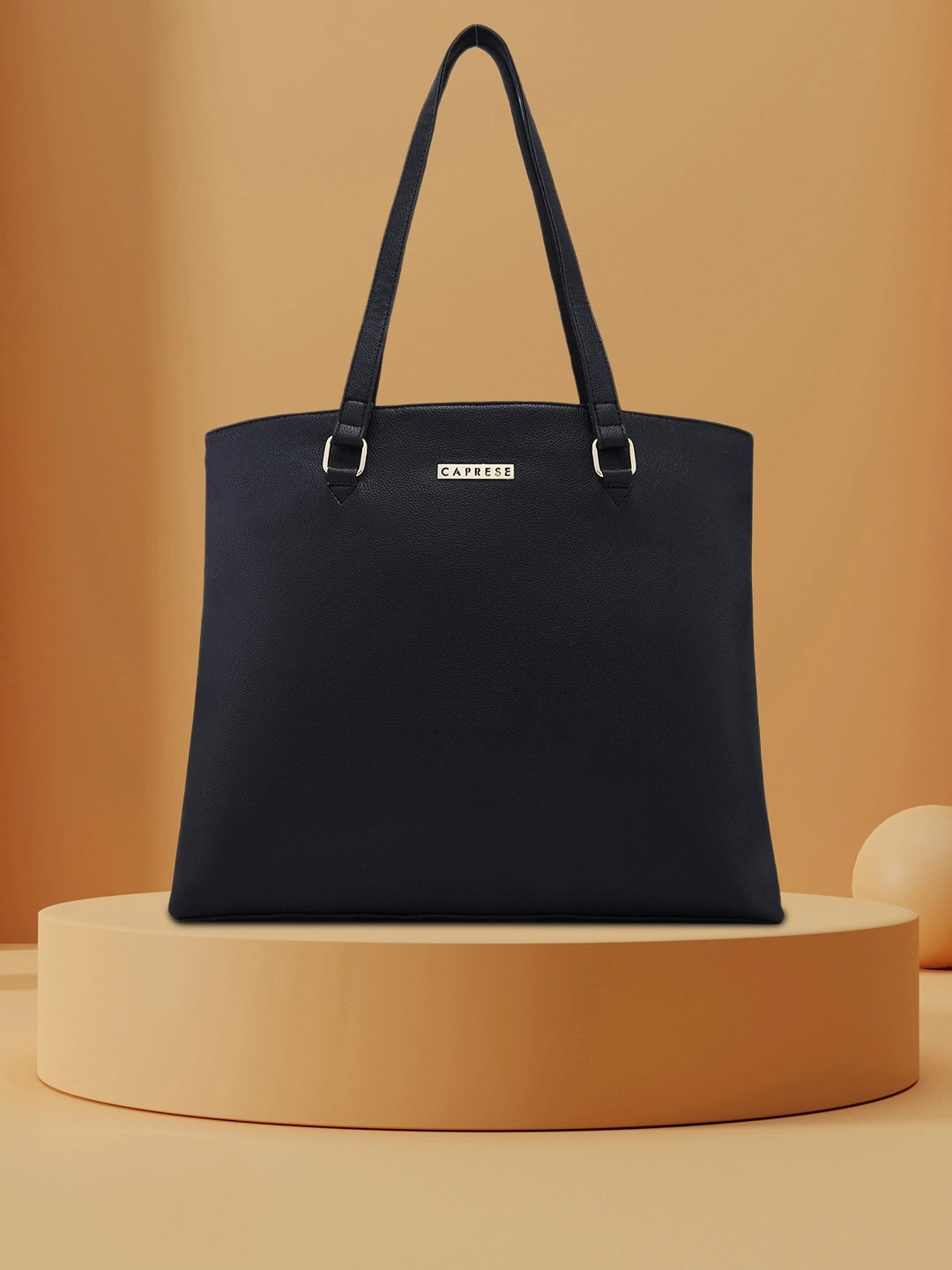 Buy Caprese Amelia Tote Medium Black Rs.2399 Caprese Bags