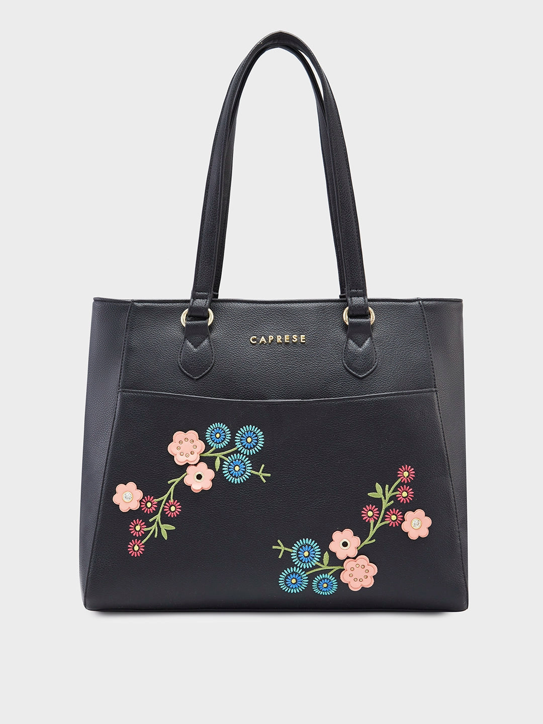 Black floral bag online