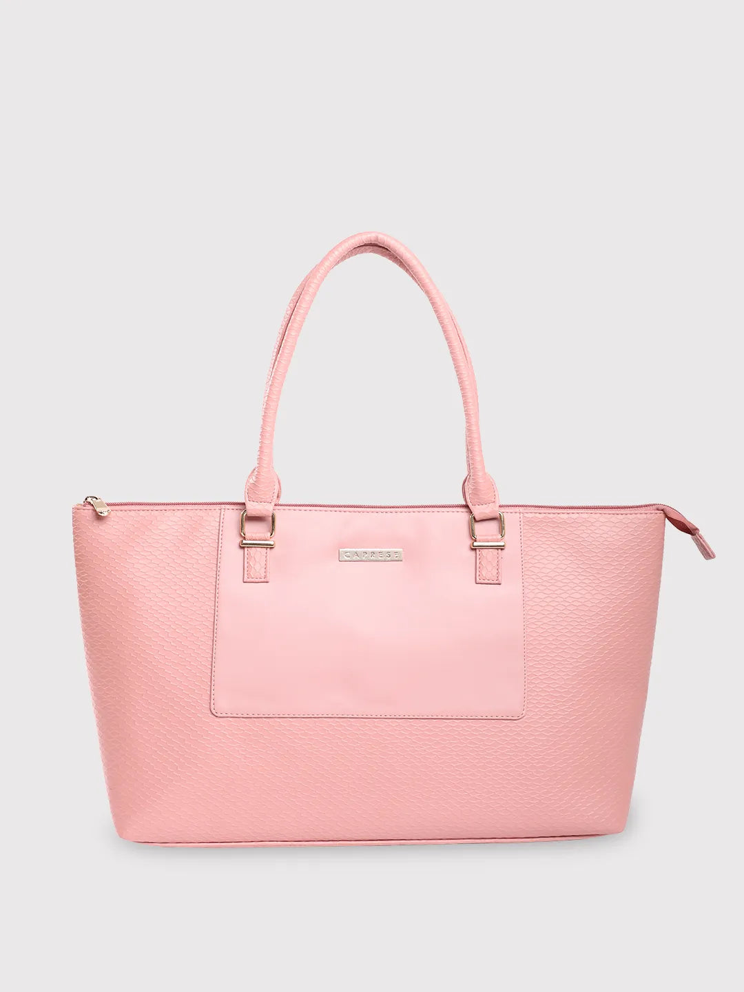 Caprese Fiona Laptop Tote Large Office Handbag Light Pink