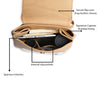 Caprese Inessa Backpack  Camel