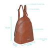 Caprese Irina Backpack Medium Saddle