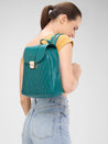 Caprese Shelbee Fashion Backpack Medium Dark Green