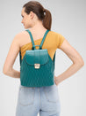 Caprese Shelbee Fashion Backpack Medium Dark Green