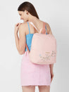 Caprese Sierra Backpack Embroidery Large Light Pink