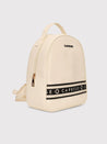 Caprese Trinity Fashion Backpack Medium Solid Women'S Bag Cream