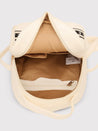 Caprese Trinity Fashion Backpack Medium Solid Women'S Bag Cream