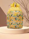 Caprese Xenia Backpack Medium Yellow Printed