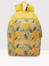 Caprese Xenia Backpack Medium Yellow Printed