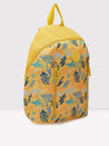 Caprese Xenia Backpack Medium Yellow Printed