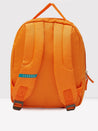 Caprese Xenia Backpack Small Orange Printed