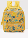 Caprese Xenia Backpack Small Yellow Printed