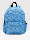 Caprese Zoe Backpack Medium Dual Compartment Light Blue