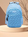 Caprese Zoe School Backpack Large Light Blue