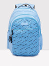 Caprese Zoe School Backpack Large Light Blue