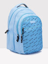 Caprese Zoe School Backpack Large Light Blue