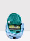 Caprese Zoe School Backpack Large Light Blue