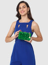 Caprese Ava Clutch Small Green