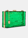 Caprese Ava Clutch Small Green