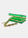 Caprese Ava Clutch Small Green