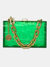 Caprese Ava Clutch Small Green