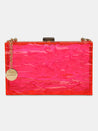 Caprese Ava Clutch Small Pink