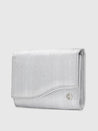 Caprese Bertha Clutch Medium Silver