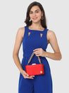 Caprese Harper Clutch Small E Red