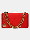 Caprese Harper Clutch Small E Red