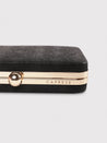 Caprese Party Lillie Box Clutch Medium Black