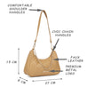 Caprese Karina Hobo Medium Almond