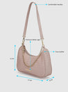 Caprese Karina Hobo Medium Soft Pink