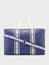 Caprese Trinity Laptop Bag Large Women Handbag | Office Handbag Navy