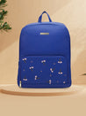 Caprese Nigella Laptop Backpack Blue