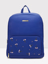 Caprese Nigella Laptop Backpack Blue