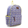 Caprese Blossom Laptop Backpack Large Purple