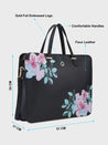 Caprese Shanaya Laptop Bag Large Printed Black