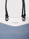 Caprese Rome Laptop Satchel Large Blue