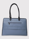 Caprese Rome Laptop Satchel Large Blue