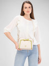 Caprese Amayra Sling Medium Cream