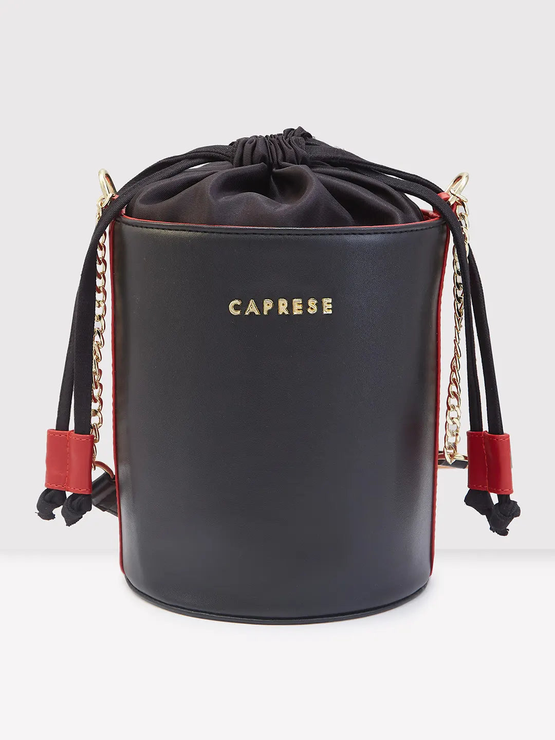 Caprese Lizzy Drawstring Sling Medium Black