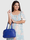 Caprese Adah Satchel Large Blue