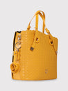 Caprese Andrea Satchel Medium Handbag Yellow