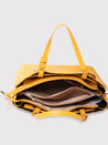 Caprese Andrea Satchel Medium Handbag Yellow