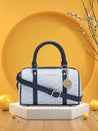 Caprese Callie Satchel Small Navy