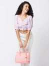 Caprese Cleo Satchel Large Light Pink