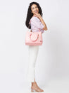 Caprese Cleo Satchel Large Light Pink