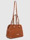 Caprese Carrie Satchel Medium Brown