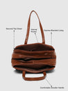 Caprese Carrie Satchel Medium Brown